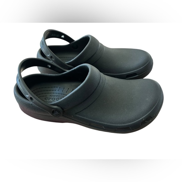 Crocs Unisex Work Specialist II Clogs in Black in size Mens 10 or Women’s 12 - Picture 2 of 7